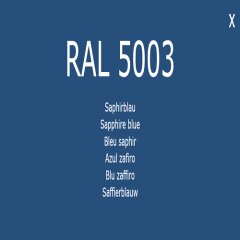 Farbe Lack RAL 5003 Saphierblau
