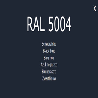 1-K Base Coat RAL 5004 Schwarzblau 2,5 Liter