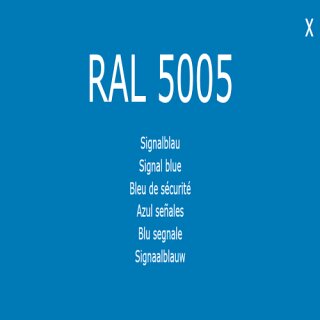 1-K Base Coat RAL 5005 Signalblau 1 Liter