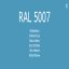 Farbe - Lack RAL 5007 Brilliantblau 1-K Base Coat
