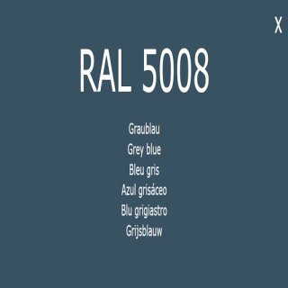 1-K Base Coat RAL 5008 Graublau 1 Liter