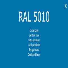 Farbe - Lack RAL 5010 Enzianblau 1-K Base Coat