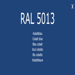 1-K Base Coat RAL 5013 Kobaltblau 1 Liter