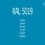 Farbe - Lack RAL 5019 Capriblau 1-K Base Coat