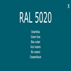 1-K Base Coat RAL 5020 Oceanblau