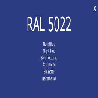 1-K Base Coat RAL 5022 Nachtblau