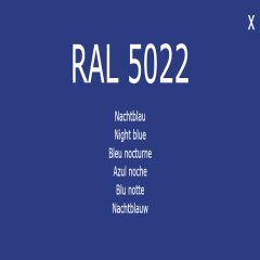 1-K Base Coat RAL 5022 Nachtblau