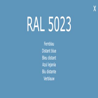 1-K Base Coat RAL 5023 Fernblau 1 Liter