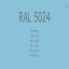 Farbe - Lack RAL 5024 Pastellblau 1-K Base Coat