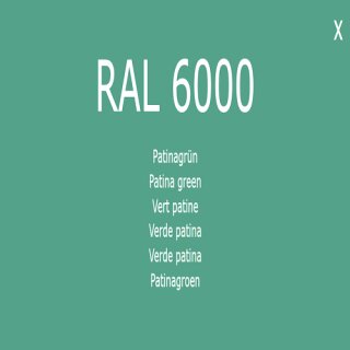 1-K Base Coat RAL 6000 Patinagr&uuml;n 1 Liter