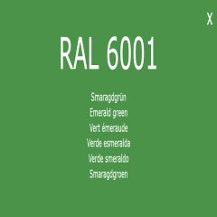 1-K Base Coat RAL 6001 Smaragdgr&uuml;n