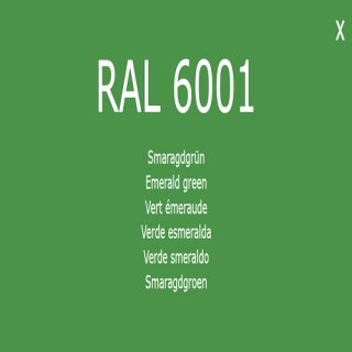 1-K Base Coat RAL 6001 Smaragdgrün 2,5 Liter