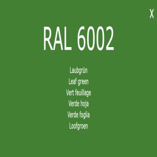1-K Base Coat RAL 6002 Laubgr&uuml;n 1 Liter