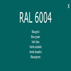 1-K Base Coat RAL 6004 Blaugr&uuml;n