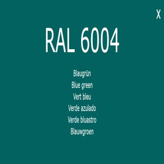1-K Base Coat RAL 6004 Blaugrün 1 Liter
