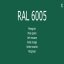 1-K Base Coat RAL 6005-Moosgrün