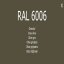 1-K Base Coat RAL 6006 Grauoliv 1 Liter
