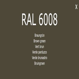 1-K Base Coat RAL 6008 Braungrün 5 Liter