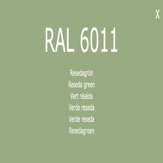 1-K Base Coat RAL 6011 Resedagrün 5 Liter