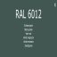 1-K Base Coat RAL 6012 Schwarzgr&uuml;n 5 Liter