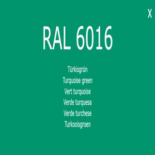 1-K Base Coat RAL 6016 T&uuml;rkisgr&uuml;n