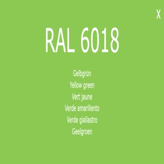1-K Base Coat RAL 6018 Gelbgr&uuml;n-(KAWA Gr&uuml;n) 1 Liter