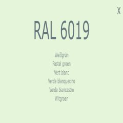 Farbe Lack RAL 6019 Weissgrün