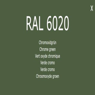 1-K Base Coat RAL 6020 Chromoxidgr&uuml;n 1 Liter