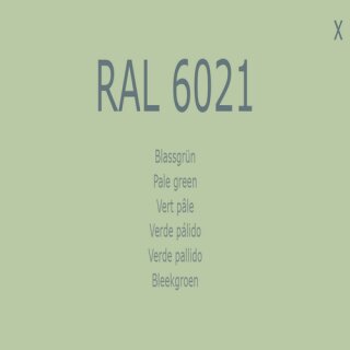 1-K Base Coat RAL 6021 Blassgr&uuml;n 5 Liter