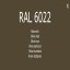 Farbe Lack RAL 6022 Braunolive