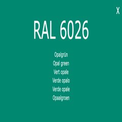 Farbe Lack RAL 6026 Opalgrün