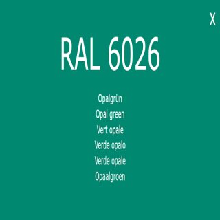 1-K Base Coat RAL 6026 Opalgrün 1 Liter
