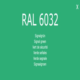 1-K Base Coat RAL 6032 Signalgrün 1 Liter