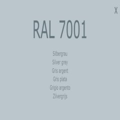 Farbe Lack RAL 7001 Silbergrau