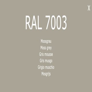 1-K Base Coat RAL 7003 Moosgrau 2,5 Liter
