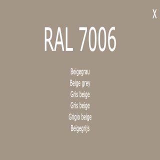1-K Base Coat RAL 7006 Beigegrau