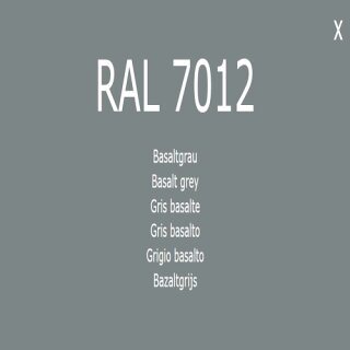 1-K Base Coat RAL 7012 Basaltgrau 2,5 Liter