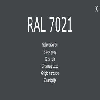 1-K Base Coat RAL 7021 Schwarzgrau 5 Liter