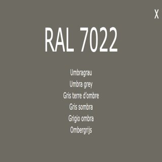 1-K Base Coat RAL 7022 Umbragrau