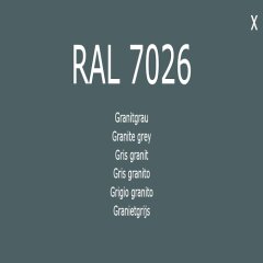 Farbe Lack RAL 7026 Granitgrau