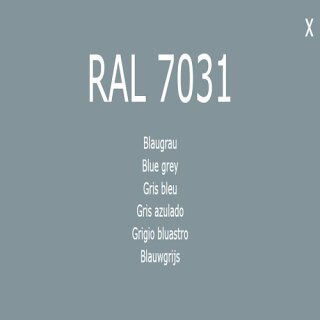 1-K Base Coat RAL 7031 Blaugrau 2,5 Liter