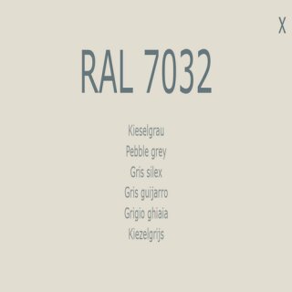 1-K Base Coat RAL 7032 Kieselgrau 2,5 Liter