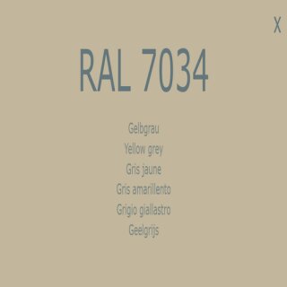 1-K Base Coat RAL 7034 Gelbgrau