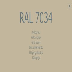 Farbe Lack RAL 7034 Gelbgrau