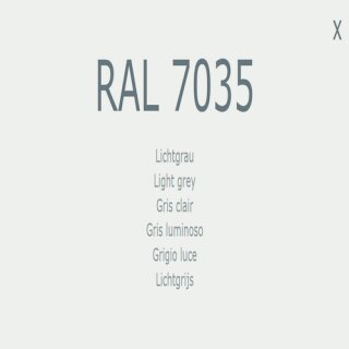 1-K Base Coat RAL 7035 Lichtgrau 1 Liter