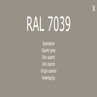 1-K Base Coat RAL 7039 Quarzgrau 2,5 Liter