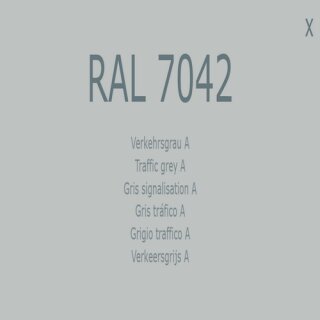 1-K Base Coat RAL 7042 Verkehrsgrau A 1 Liter