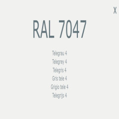 1-K Base Coat RAL 7047 Telegrau 4 2,5 Liter