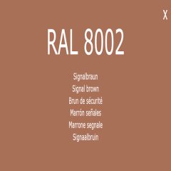 Farbe Lack RAL 8002 Signalbraun