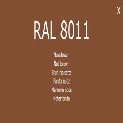 Farbe - Lack RAL 8011 Nussbraun 1-K Base Coat